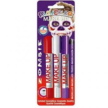 Set de 3 Barres Maquillage Zombie sans Parabènes, Make Up Playcolor, Code 01041