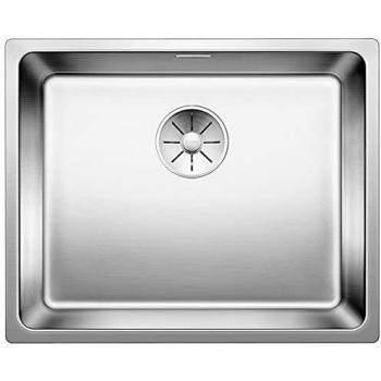 Evier Encastrable Blanco Andano 500-IF 522965, Inox satin de soie, dimensions 54x44cm, IF rebord plat