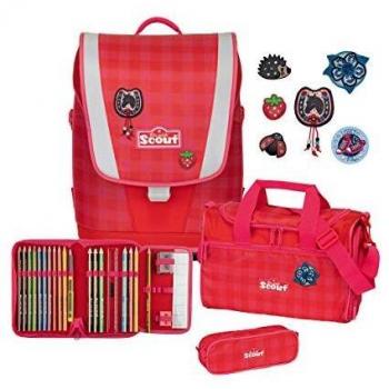 Scout Ultra 4tlg. Ranzen-Set Red Gingham Art. Nr. 75400612300