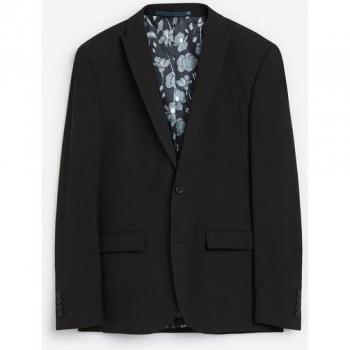 Next Baukasten-Black Skinny-Fit Anzugjacke mit 2 Knöpfen