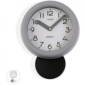 Horloge rétro grise à balancier