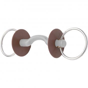 Beris Tongue‑Port Bar Bit Soft Loose Ring Snaffle (120 mm)