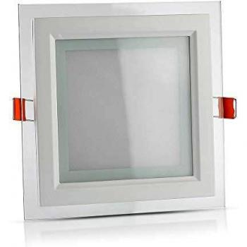 Verre Blanc Mini Panneau LED 6W