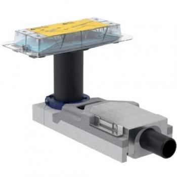 Geberit Caniveau de douche hauteur pour encastrer 7/5/9cm siphon 50mm