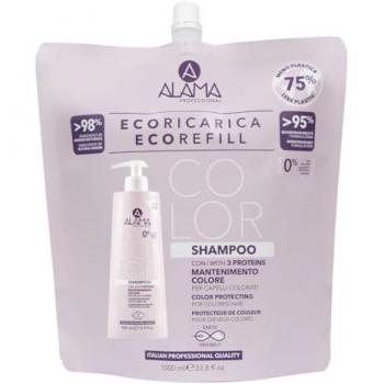 Alama Shampoing Écologique Recharge Couleur 1000 ml