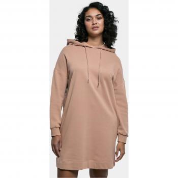 Tee-dress oversize con capucha: Urban Classics en algodón orgánico Terry