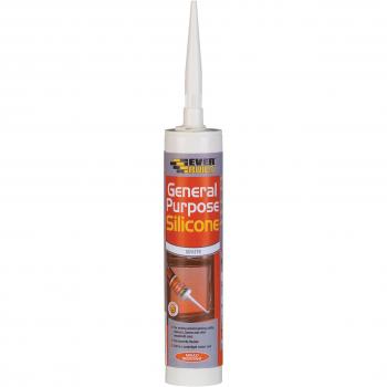 Everbuild 225 Industrial & Glazing Silicon White (C3) 310ml