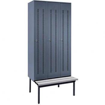 Armadio Guardaroba Wolf con Panca Inferiore