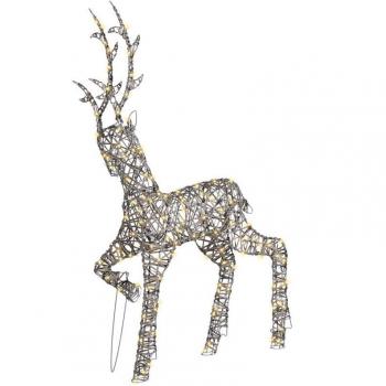 Luci Reindeers LED 140 cm, Metallo Argento – Beliani
