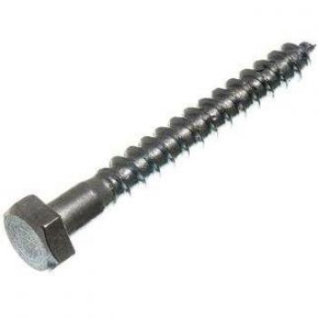 High-Quality Hexagon Head Coach Screws BZP M6 6MM X 50MM