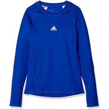 Adidas Unisex Kinder Funktions Langarmshirt, Bold Blue, 16-20 EU