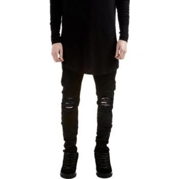 Skinny Denim Motard Moderne