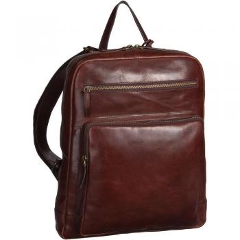 Leonhard Heyden Cambridge Rucksack in Rotbraun 5269