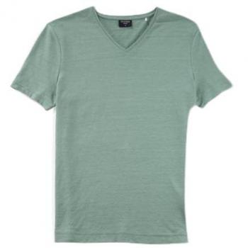 OLYMP Herren V-Neck T-Shirt in Grün