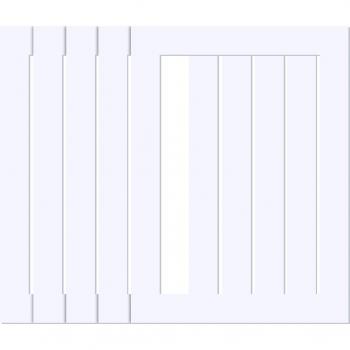 Unique Textured White Photo Mats for 6/7/8/10 Inch Frames