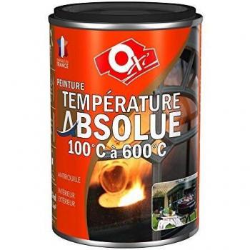 Peinture de température extrême noire satinée 250 ml