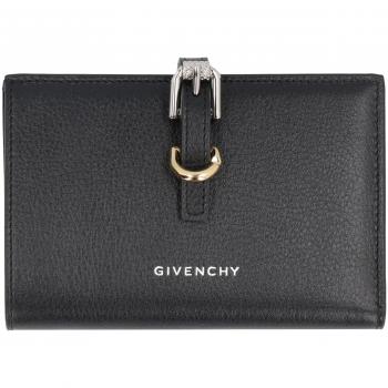 Givenchy Women's Voyou Leather Wallet Black BB60LNB1Q7 Color 001