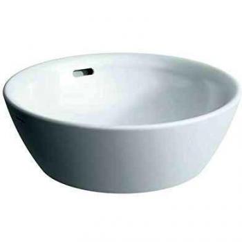 Laufen Pro B Waschtisch-Schale 42x42 cm, weiß mit LCC, ohne Hahnloch, mit Überlauf