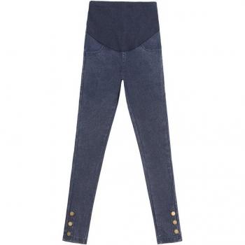 Pantalones vaqueros negros y azules para embarazadas