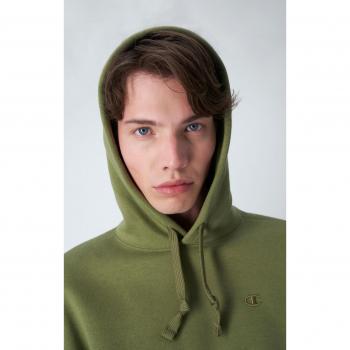 CHAMPION Felpa con Cappuccio Verde Oliva