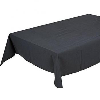 BigBuy Nappe décorative – 135 × 200 cm, ton gris