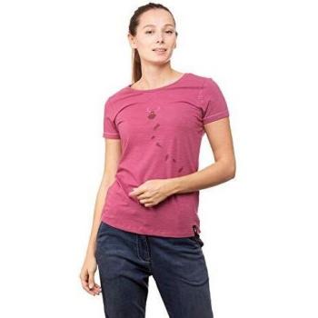 Chillaz Damen Basic Tee „Gandia Hirschkrah“ – Lila (38)