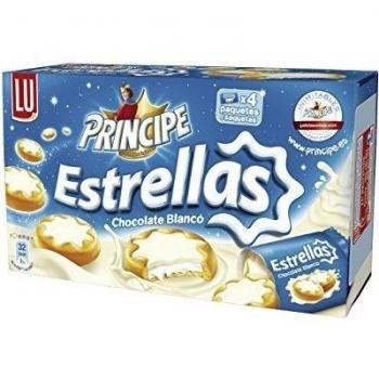 Príncipe Estrellas Chocolate Blanco 150 gr