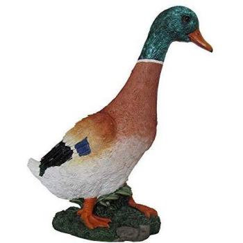 Statua Decorativa di Germano Reale VerdeLook per Esterni