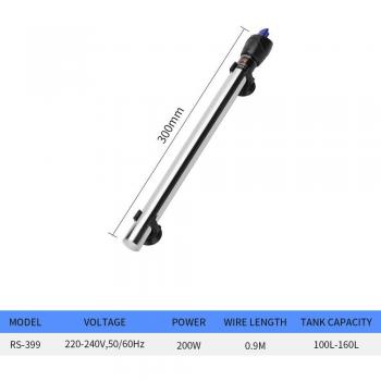 AquaWarm 200W – Sistema de Calefacción para Peces Resun