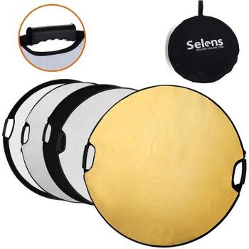 Selens 5 in 1 Reflector Kit with Carry Bag (60/80/110cm)