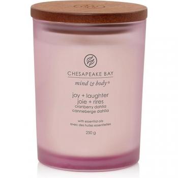 Bougie Chesapeake Bay Plaisir & Joie – Médium Cerise & Dahlia