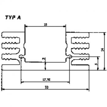 Dissipateur SK 75 pour composants TO-220