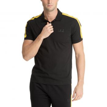 Polo de hombre EA7 Logo Series negro