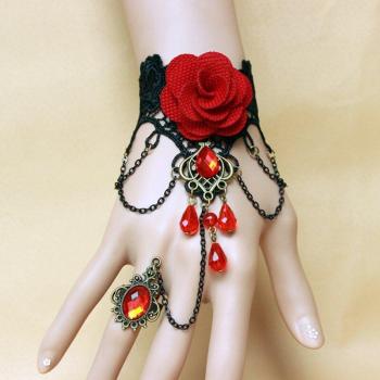 Guante de Encaje y Brazalete Bohemio