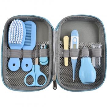 8pcs Baby Thermometer and Grooming Brush Set