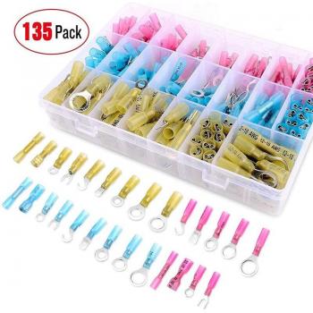 Waterproof Heat Shrink Wire Spade Connector Kit