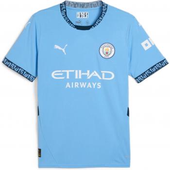 Puma Manchester City Home Mens Short Sleeve Jersey 2024/2025 Size: Large, Colour: Light Blue