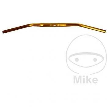 Guidon moto LSL X-bar X00 en aluminium, 1 1/8 pouce, couleur or