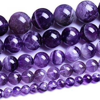 Amethyst Agate Loose Beads 4MM for Jewelry Making