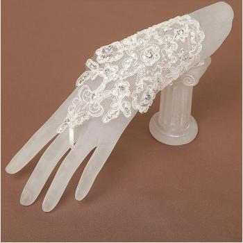 Strasskanted Handjes voor de Bruid – Wit/Rood/Beige Versie