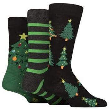 WildFeet Festive Bamboo Socks with Gift Tag – 3 Pair Men’s Edition