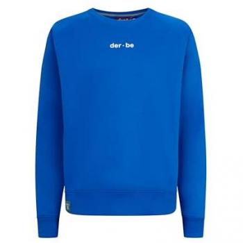 Derbe Herren Sweatshirt Bedeutung Rückenprint aus Bio-Baumwolle, blau, Größe XL