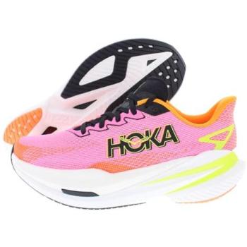 Running Shoes HOKA Mach X 3 Neon Rosa Feminino