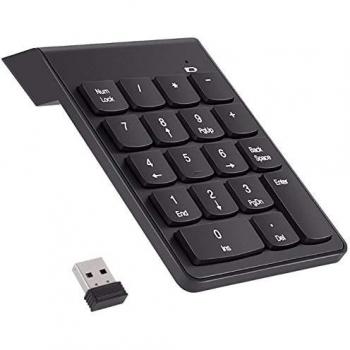 Pave Numérique 18‑Touches USB Pile Noir
