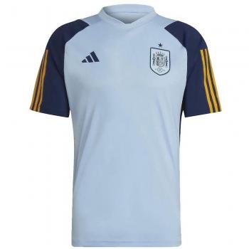 Bleu Glory Maillot Adidas Espagne 2022‑23, petite taille, 36‑38 pouces au torse