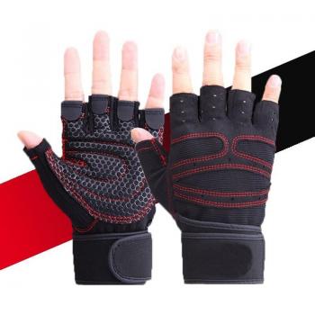Bodybuilding Fingerless Weightlifting Gloves