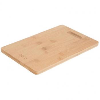 Tabla Cortar Cocina Fabricada En Madera De Bambu 100% Con Asa 30x20 cm