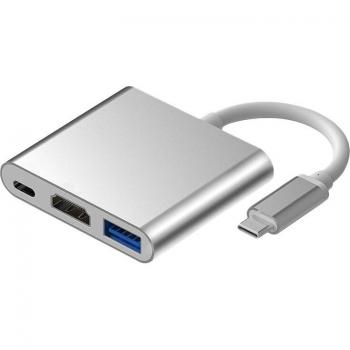 Station de Travail USB‑C 1080 P 3‑en‑1, 2 K/4 K, Power Delivery