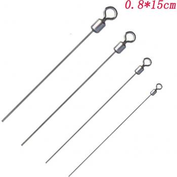 50pcs Barrel Rolling Fishing Swivels