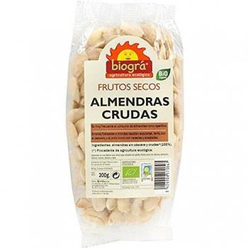 Almendras crudas y peladas Biogrà 200 g